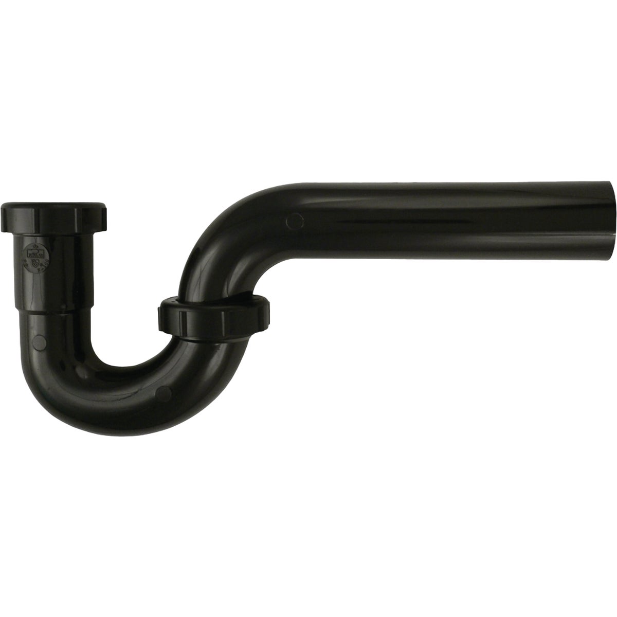 Keeney 1-1/2 In. to 1-1/4 In. Black Plastic P-Trap with Reducer Washer Image 6
