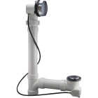 Keeney Schedule 40 PVC Cable Drive Bath Drain with Polished Chrome Trim Image 1