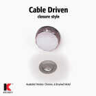 Keeney Schedule 40 PVC Cable Drive Bath Drain with Polished Chrome Trim Image 6