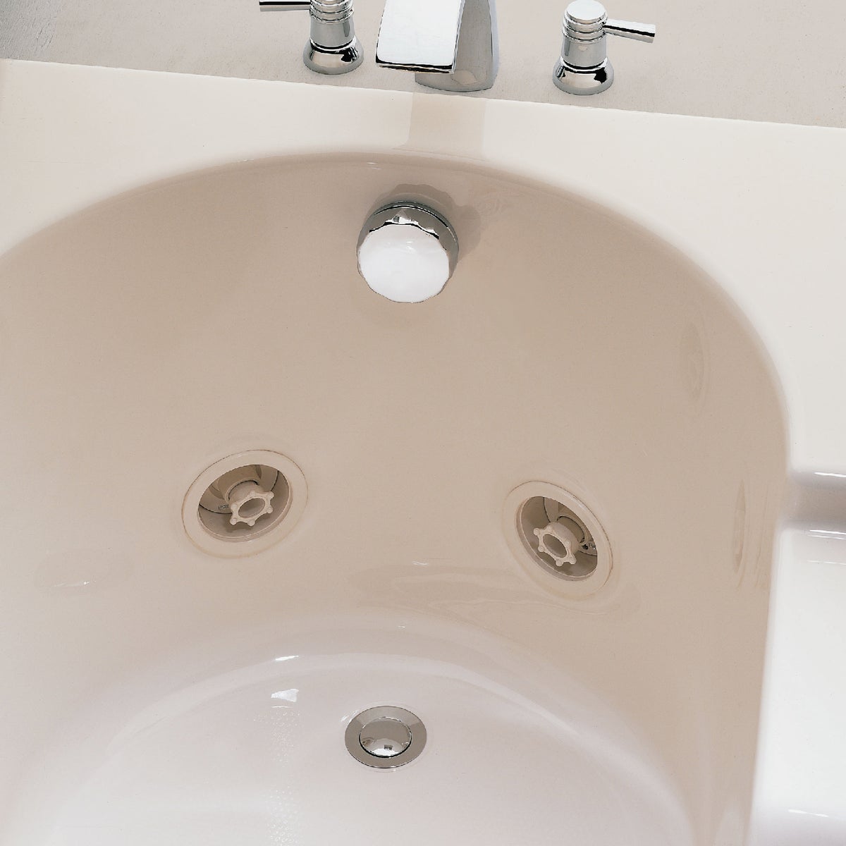 Keeney Schedule 40 PVC Cable Drive Bath Drain with Polished Chrome Trim Image 2