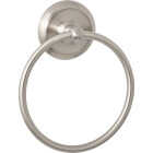 Home Impressions Aria Brushed Nickel Towel Ring Image 1