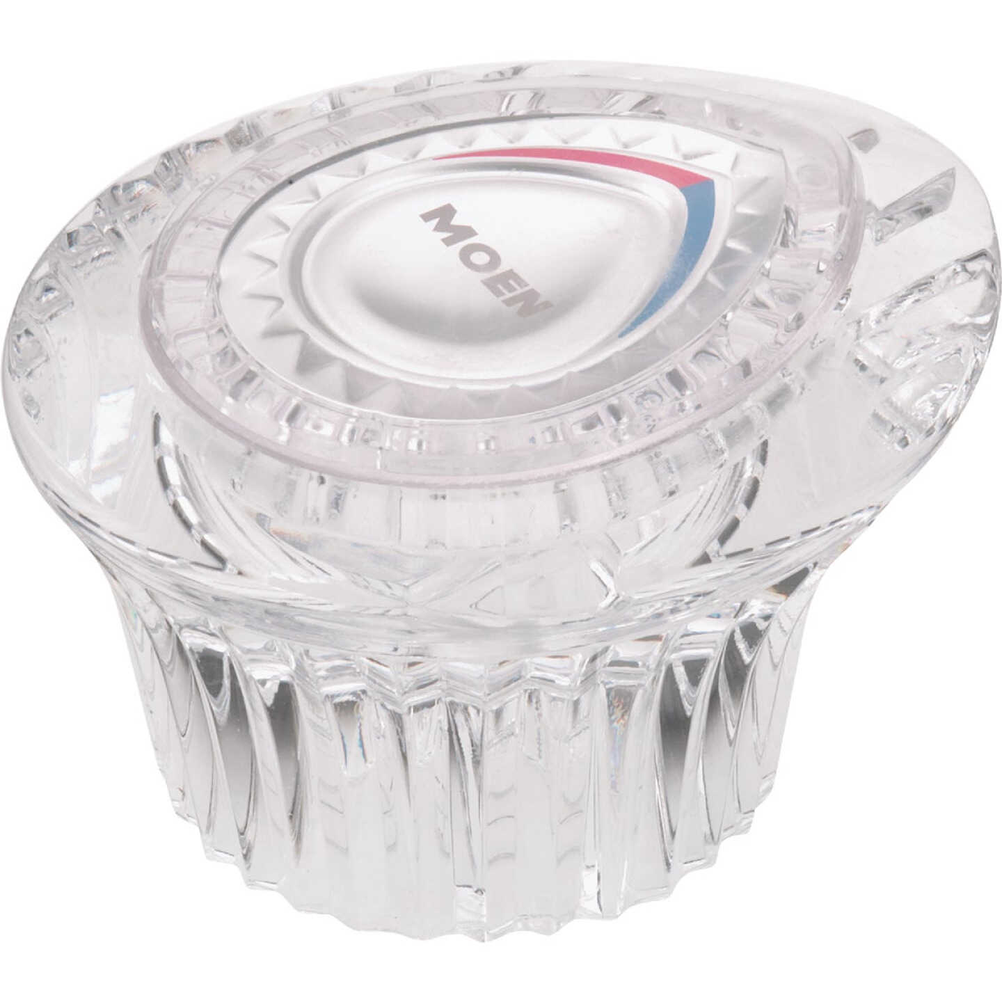 Moen Chateau Acrylic Knob Tub & Shower Replacement Faucet Handle, Clear Image 1