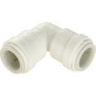 Watts Aqualock 3/8 In. x 3/8 In. 90 Deg. Push-to-Connect Plastic Elbow (1/4 Bend) Image 1