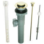 Do it Best 1-1/4 In. Polished Brass Pop-Up Assembly Image 1