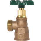 Arrowhead Brass 1/2 In. FIP x 3/4 In. Hose Thread Red Brass Aluminum Diecast Boiler Drain Image 1