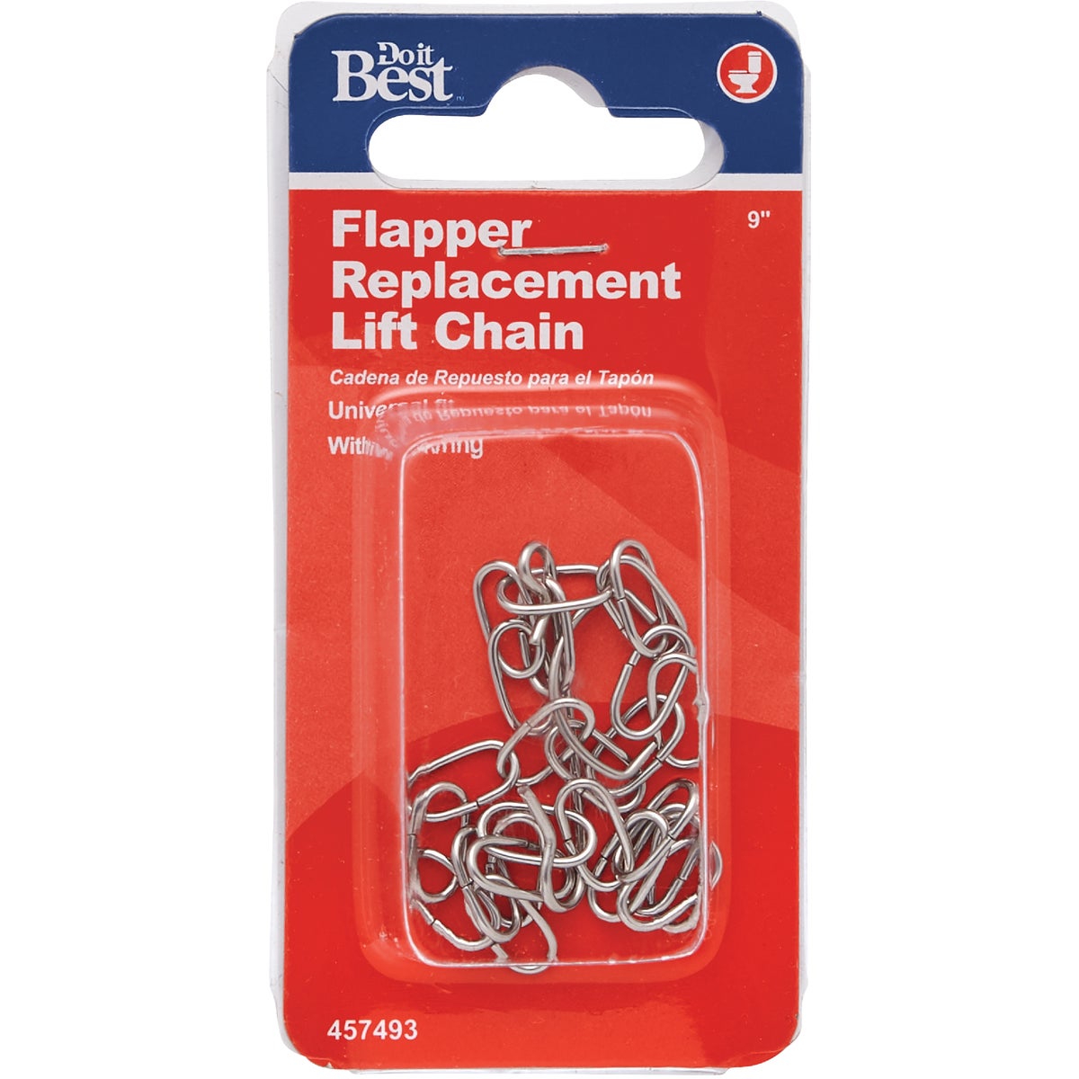 Do it Best 9 In. Stainless Steel Flapper Chain Image 2