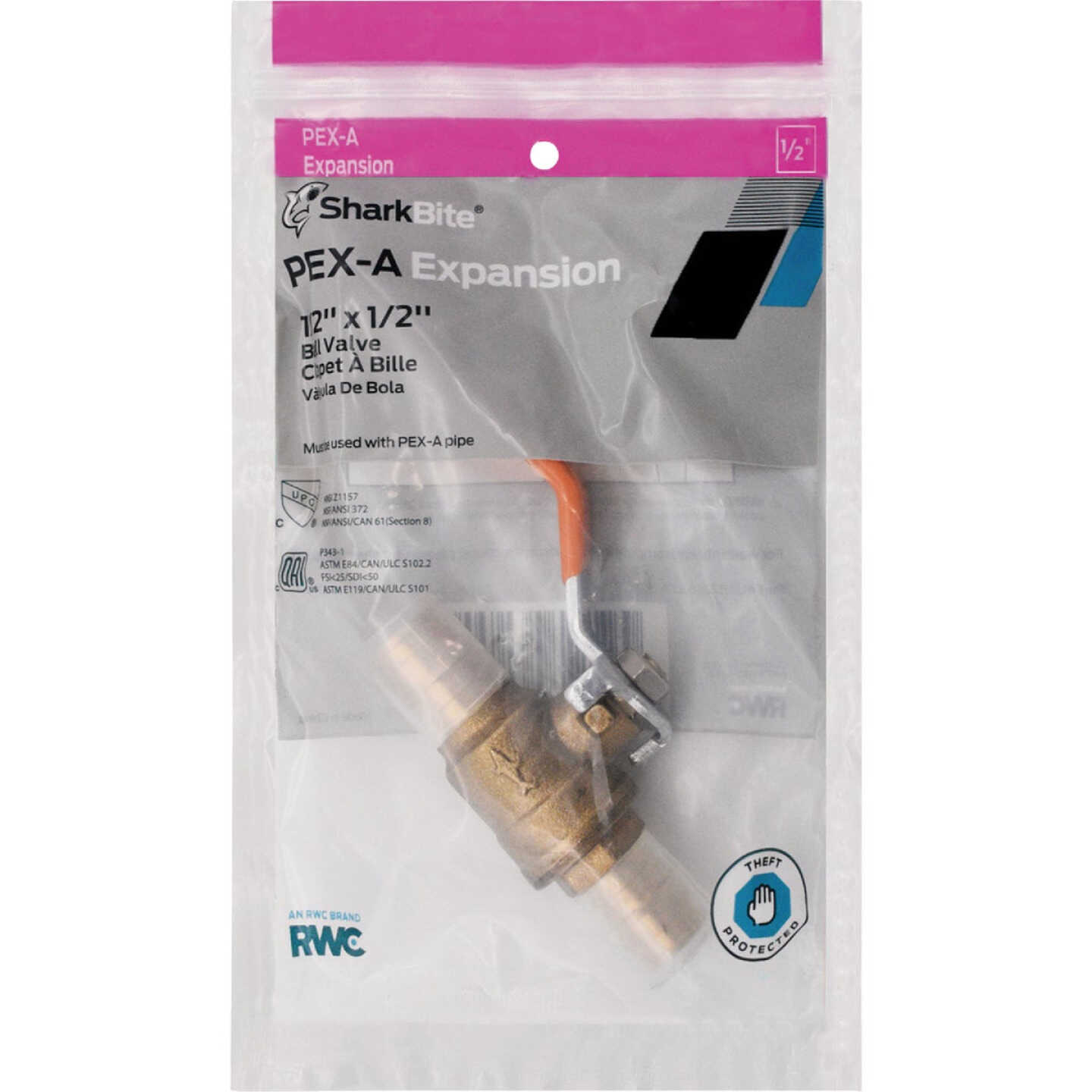 SharkBite 1/2 In. Brass PEX-A Ball Valve Image 2