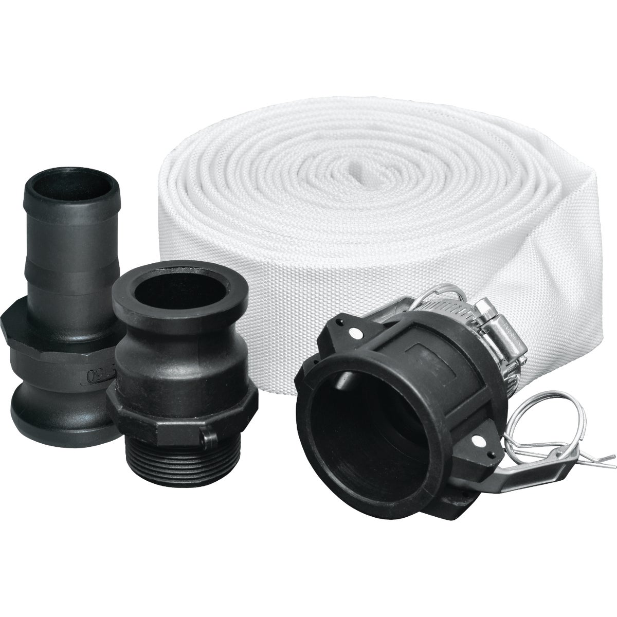 DEWALT 1-1/2 In. x 25 Ft. Industrial Strength Discharge Hose Kit