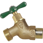 Arrowhead Brass 1/2 In. or 3/4 In. Copper Sweat x 3/4 In. Male Hose Thread No-Kink Hose Bibb Image 1