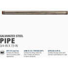 Southland 3/4 In. x 72 In. Carbon Steel Threaded Galvanized Pipe Image 4