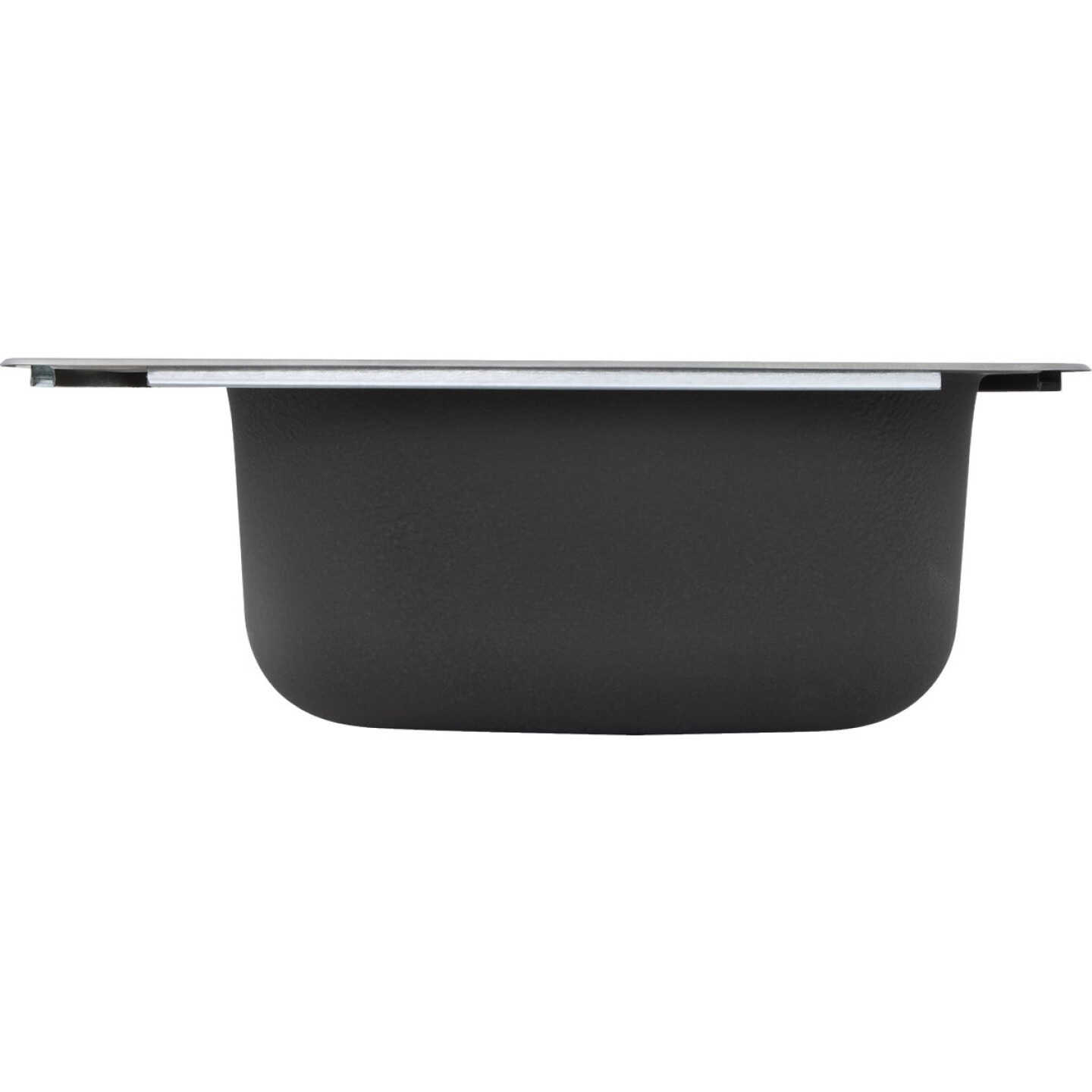 Common Goods 33 In. x 22 In. x 8 In. Single Bowl Dual Mount Curved Front Apron Farm Kitchen Sink Image 4
