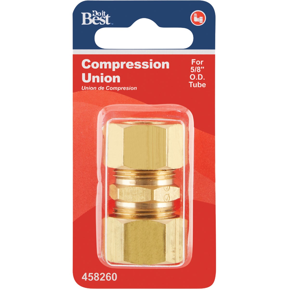 Do it 5/8 In. Brass Compression Low Lead Union Image 2