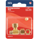 Do it 1/4 In. Compression Brass Tee Image 2