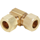 Do it 3/8 In. 90 Deg. 2-Way Low Lead Compression Brass Elbow (1/4 Bend) Image 1