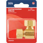 Do it 1/2 In. 90 Deg. 2-Way Low Lead Compression Brass Elbow (1/4 Bend) Image 2