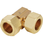 Do it 5/8 In. 90 Deg. 2-Way Low Lead Compression Brass Elbow (1/4 Bend) Image 1