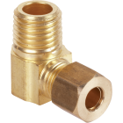 Do it 1/4 In. x 1/4 In. Male 90 Deg. Low Lead Compression Brass Elbow (1/4 Bend) Image 1