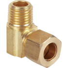 Do it 3/8 In. x 1/4 In. Male 90 Deg. Low Lead Compression Brass Elbow (1/4 Bend) Image 1