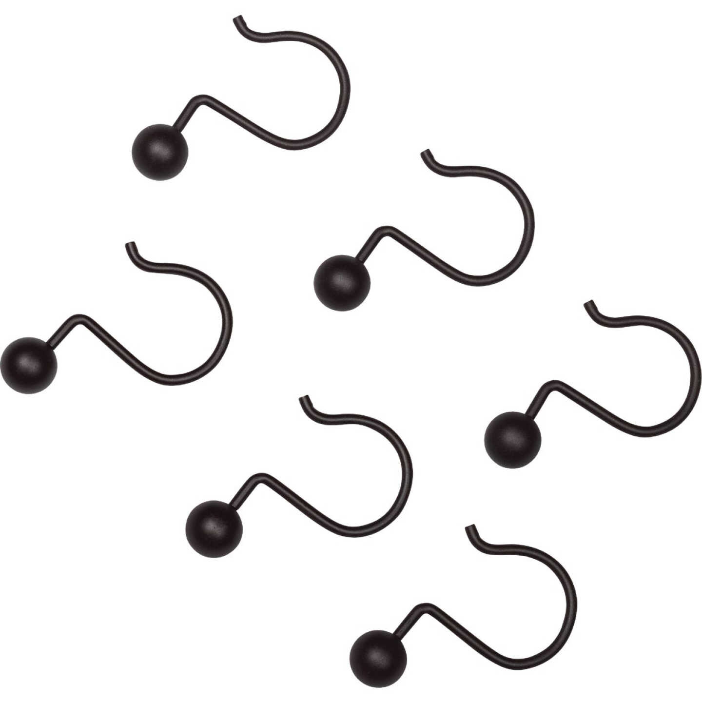 Zenna Home Bronze Aluminum Shower Curtain Ball Hook (12-Count) Image 4