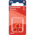 Do it 3/8 In. Brass Compression Sleeve (3-Pack) Image 2
