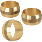Do it 1/2 In. Brass Compression Sleeve (3-Pack) Image 1