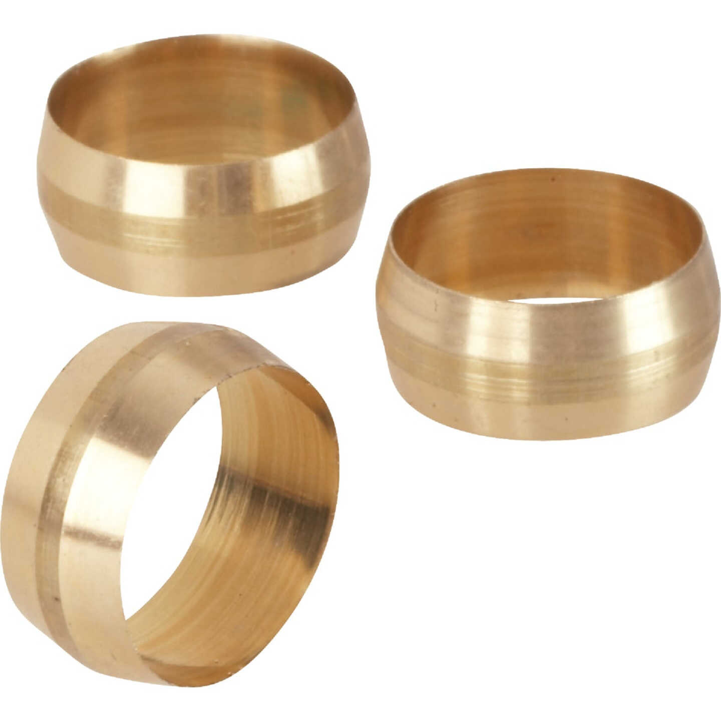 Do it 5/8 In. Brass Compression Sleeve (3-Pack) Image 1