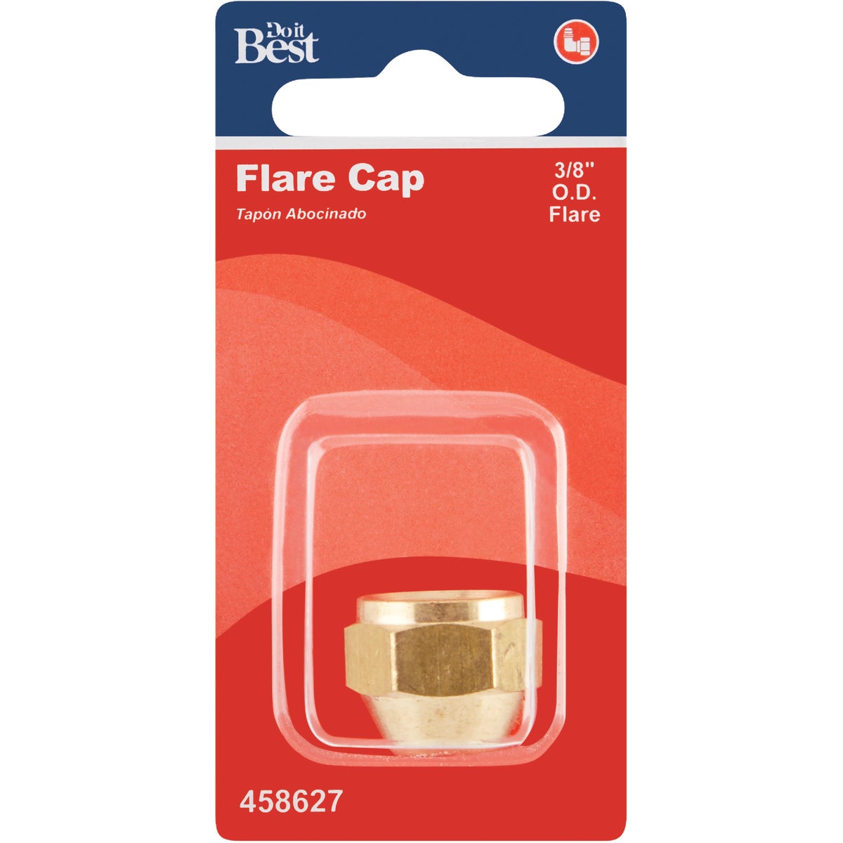 Do it 3/8 In. Brass Lead Flare Cap Image 2