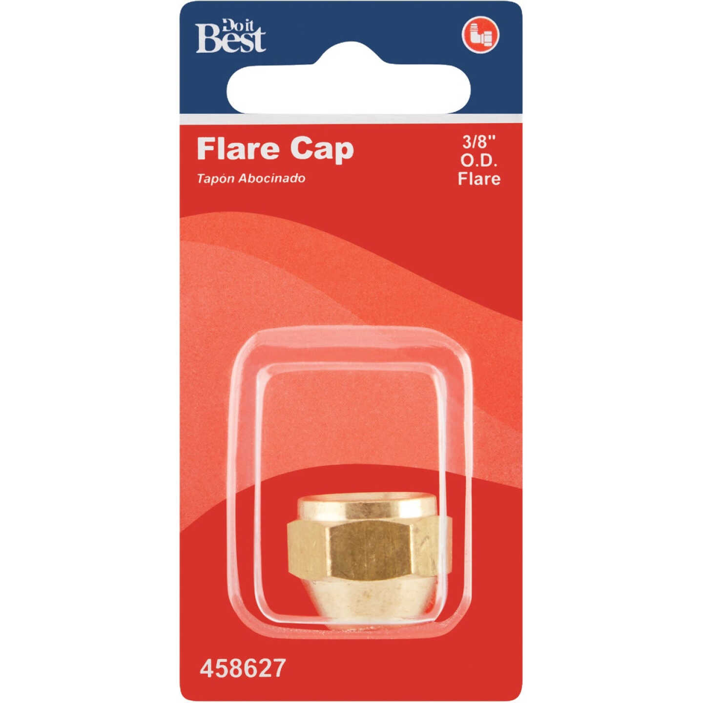 Do it 3/8 In. Brass Lead Flare Cap Image 2