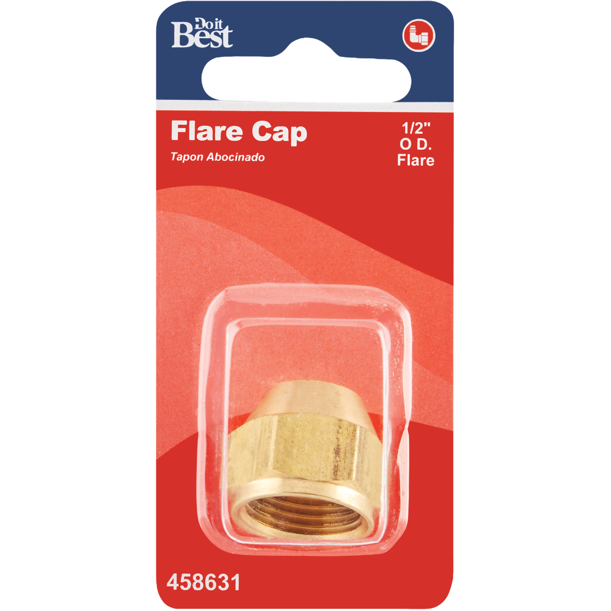Do it 1/2 In. Brass Lead Flare Cap Image 2