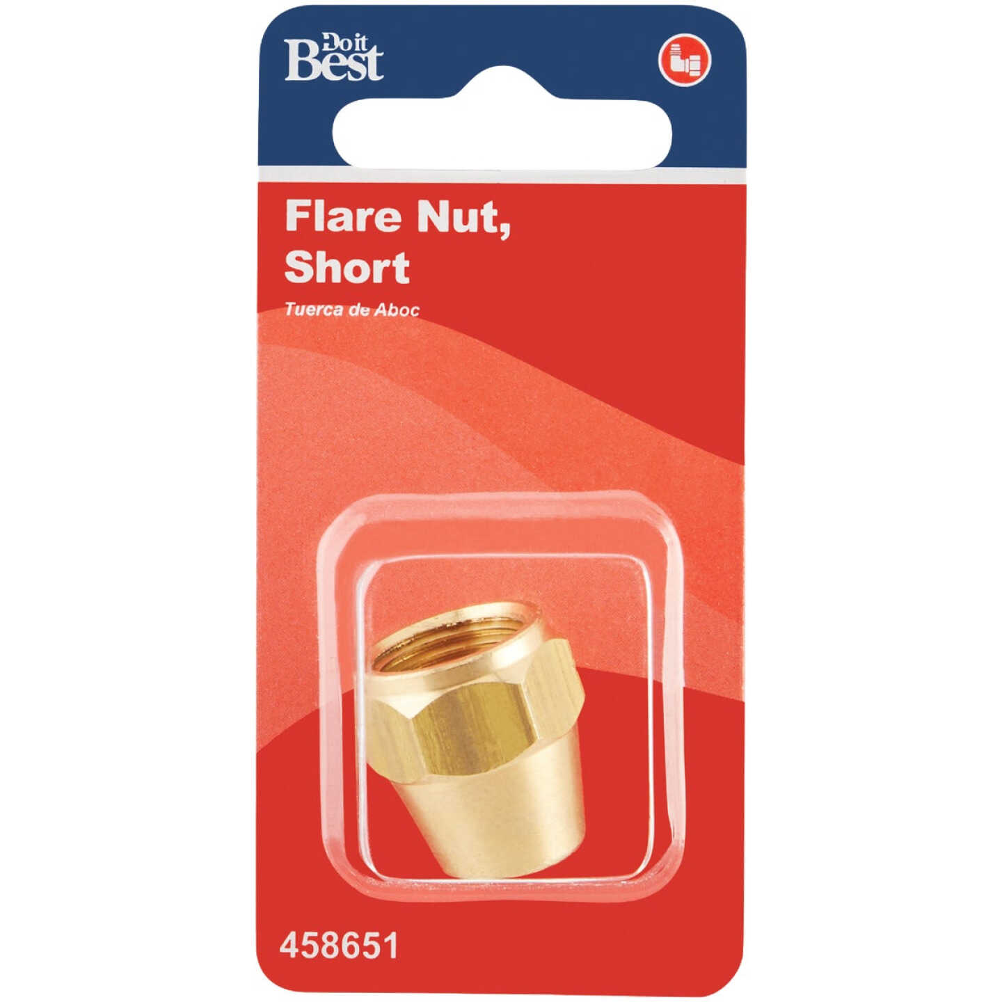 Do it 3/8 In. Brass Low Lead Short Flare Nut Image 2