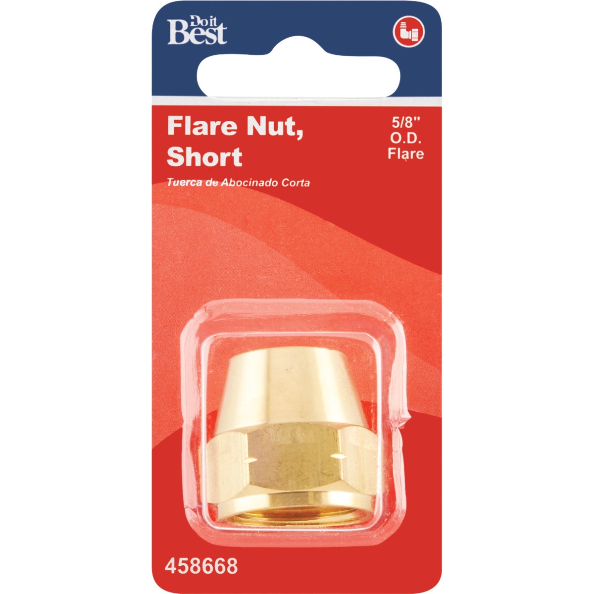 Do it 5/8 In. Brass Low Lead Short Flare Nut Image 2