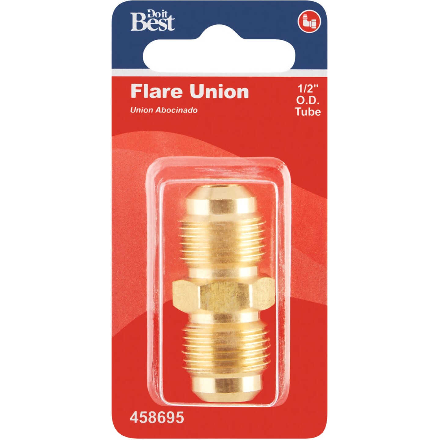 Do it 1/2 In. Brass Low Lead Flare Union Image 2
