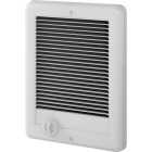Cadet Com-Pak 1000W 120V Electric Fan-Forced Heater with Thermostat, White Image 1