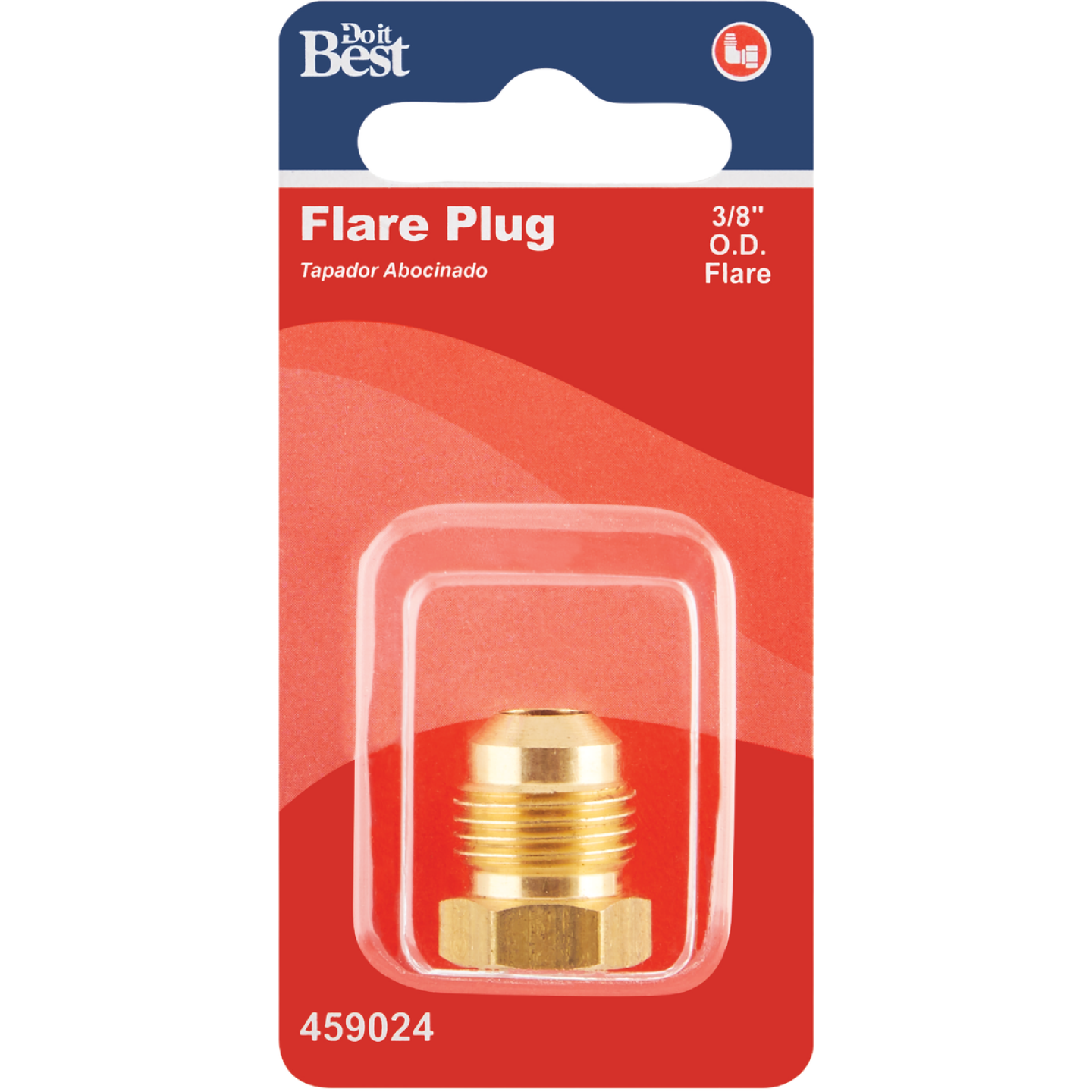 Do it 3/8 In. Brass Low Lead Flare Plug Image 2