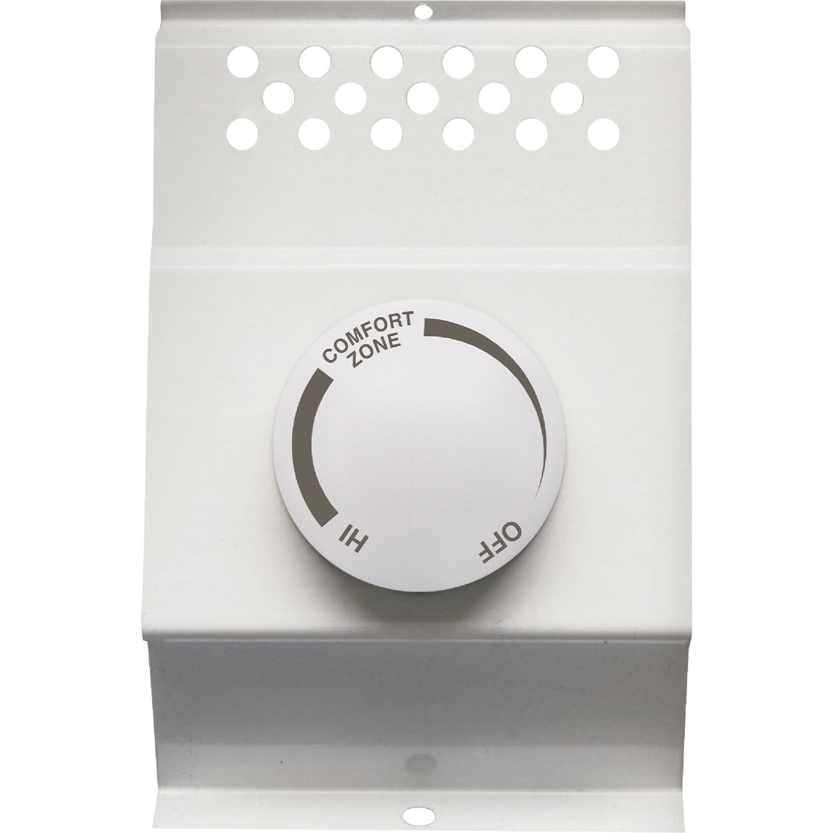 Cadet BTF Built-In Double Pole Thermostat for Electric Baseboard Heaters, White Image 1