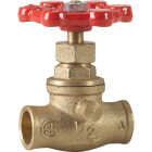 ProLine 1/2 In. SWT x 1/2 In. SWT Brass Stop and Waste Valve Image 1