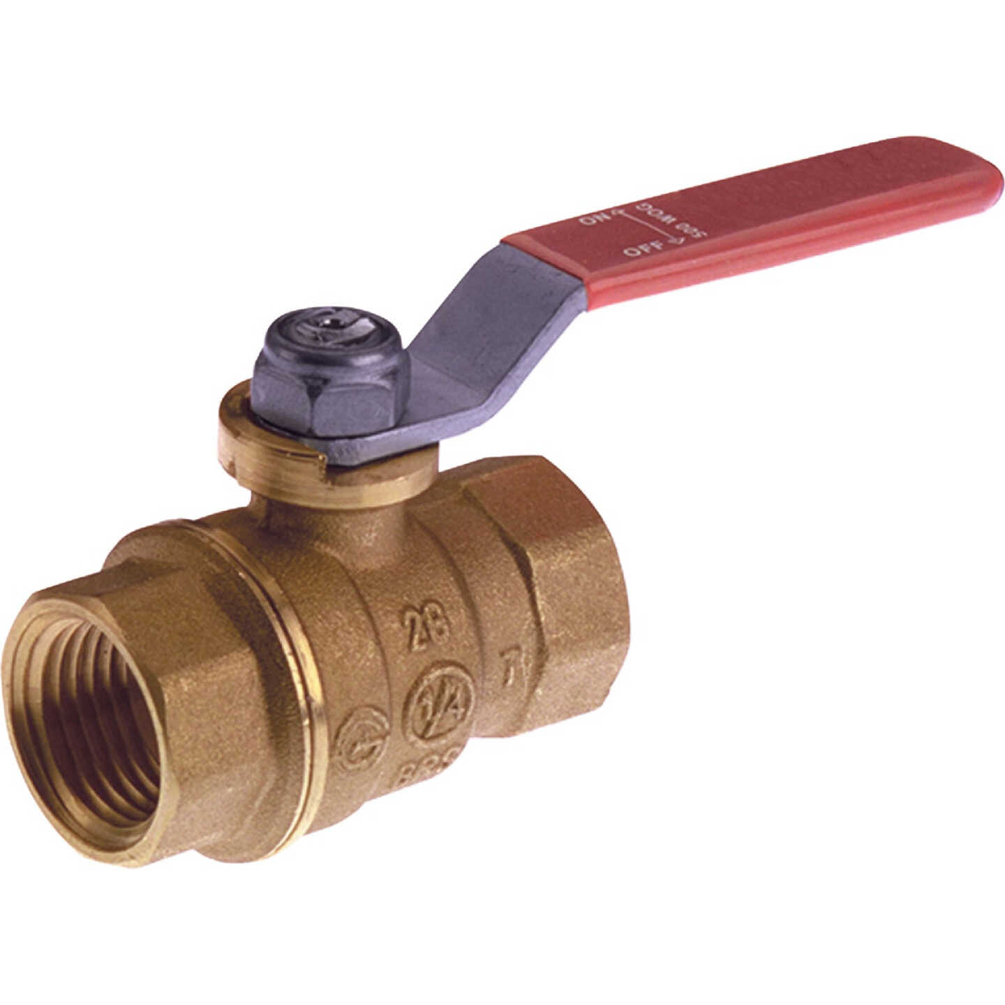 ProLine 3/4 In. FIP x 3/4 In. FIP Brass Ball Valve Image 1