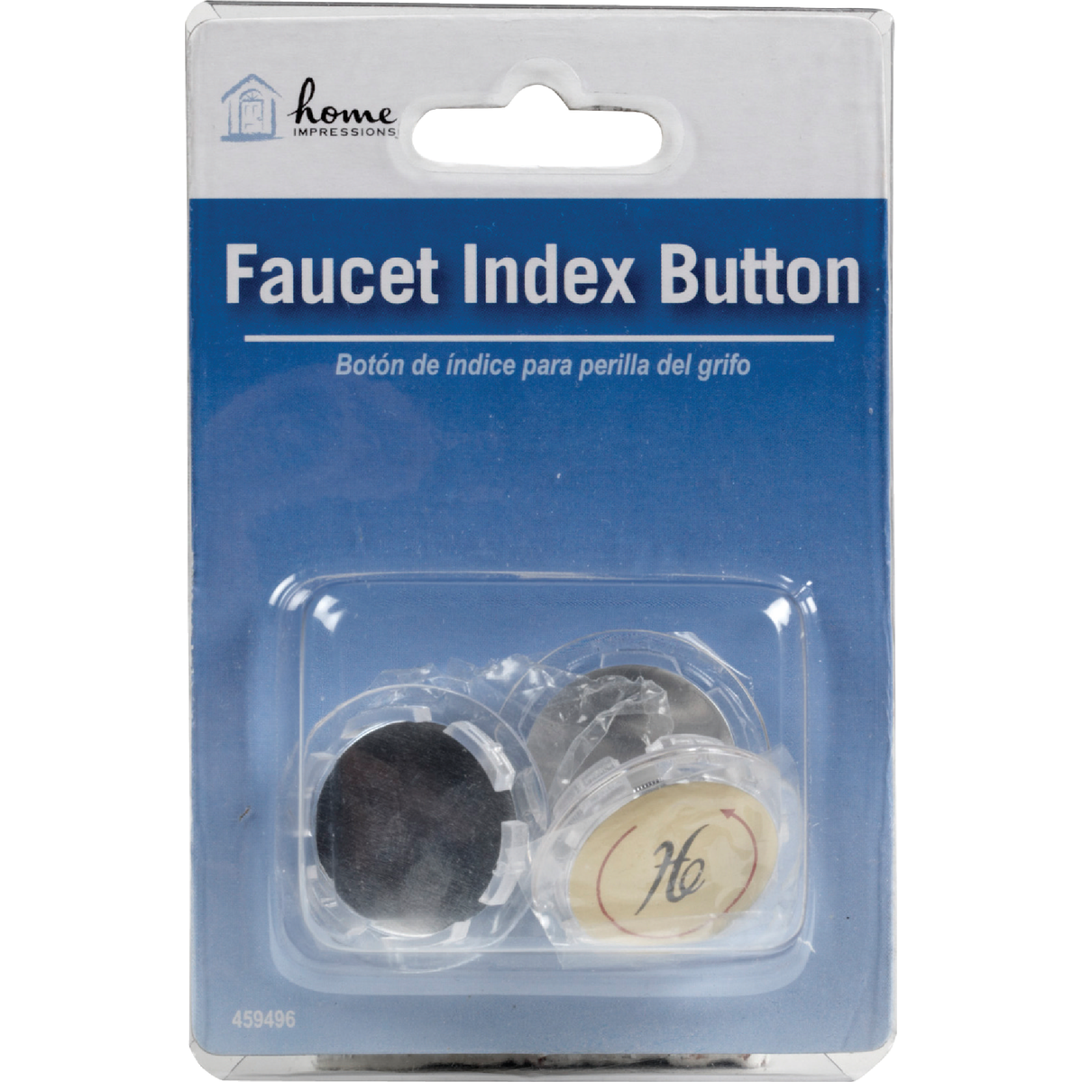 Home Impressions Acrylic Faucet Index Replacement Handle Button Image 2
