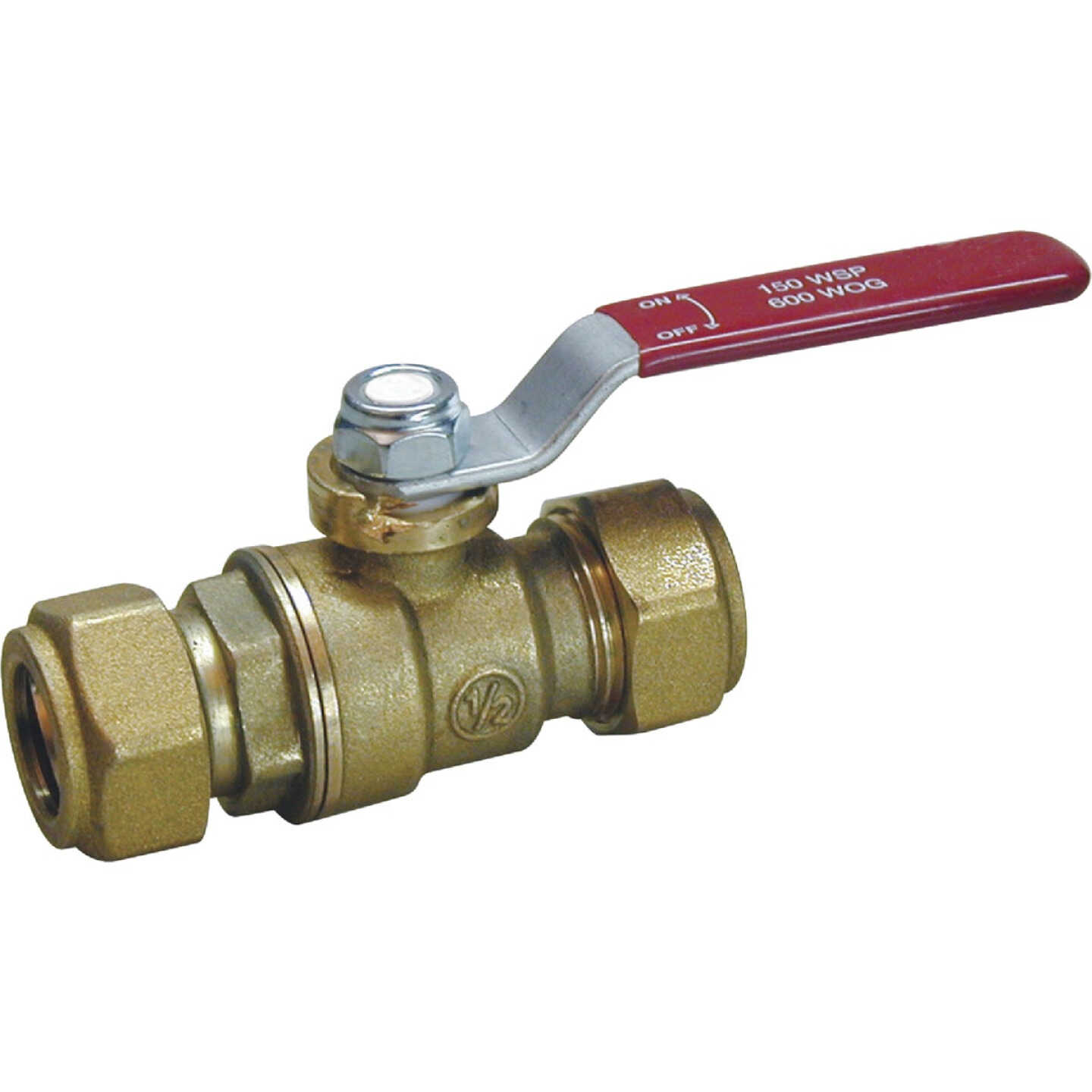 ProLine 3/4 In. Compression x 3/4 In. Compression Brass Ball Valve Image 1