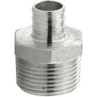 Plumbeez 3/4 In. x 1 In. MPT Stainless Steel PEX Adapter Image 1