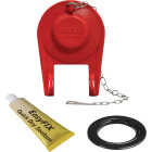 Korky 2 In. EasyFix Universal Flush Valve Repair Kit with Adjustable Flapper Image 1