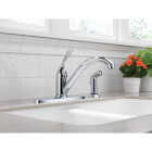 Delta Classic Series 1-Handle Lever Kitchen Faucet with Side Spray, Chrome Image 2