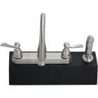 Delta Windemere 2-Handle Lever Kitchen Faucet with Side Spray, Stainless Image 5