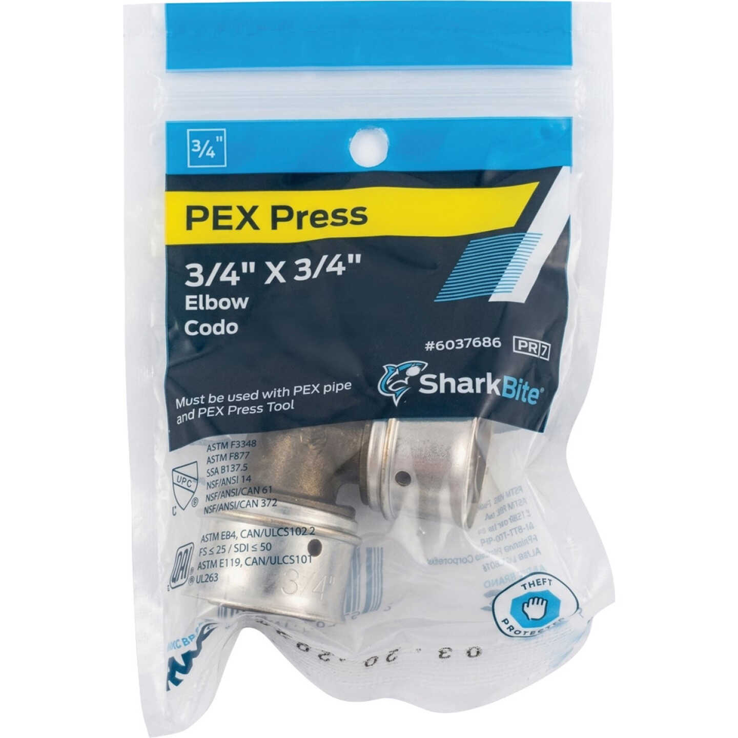 SharkBite 3/4 In. PEX Press Poly Elbow Image 2