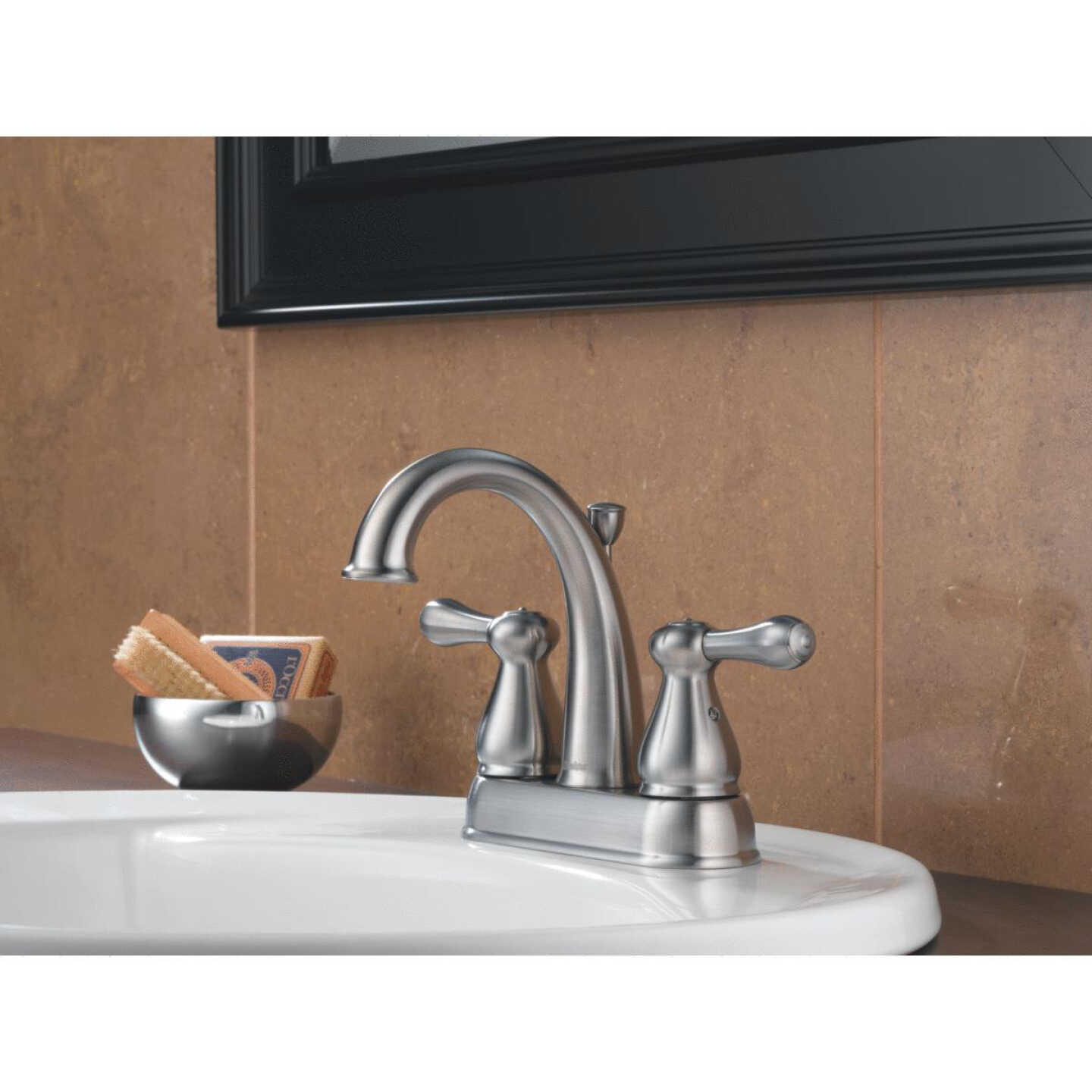 2H SS LAV FAUCET W/POPUP Image 2