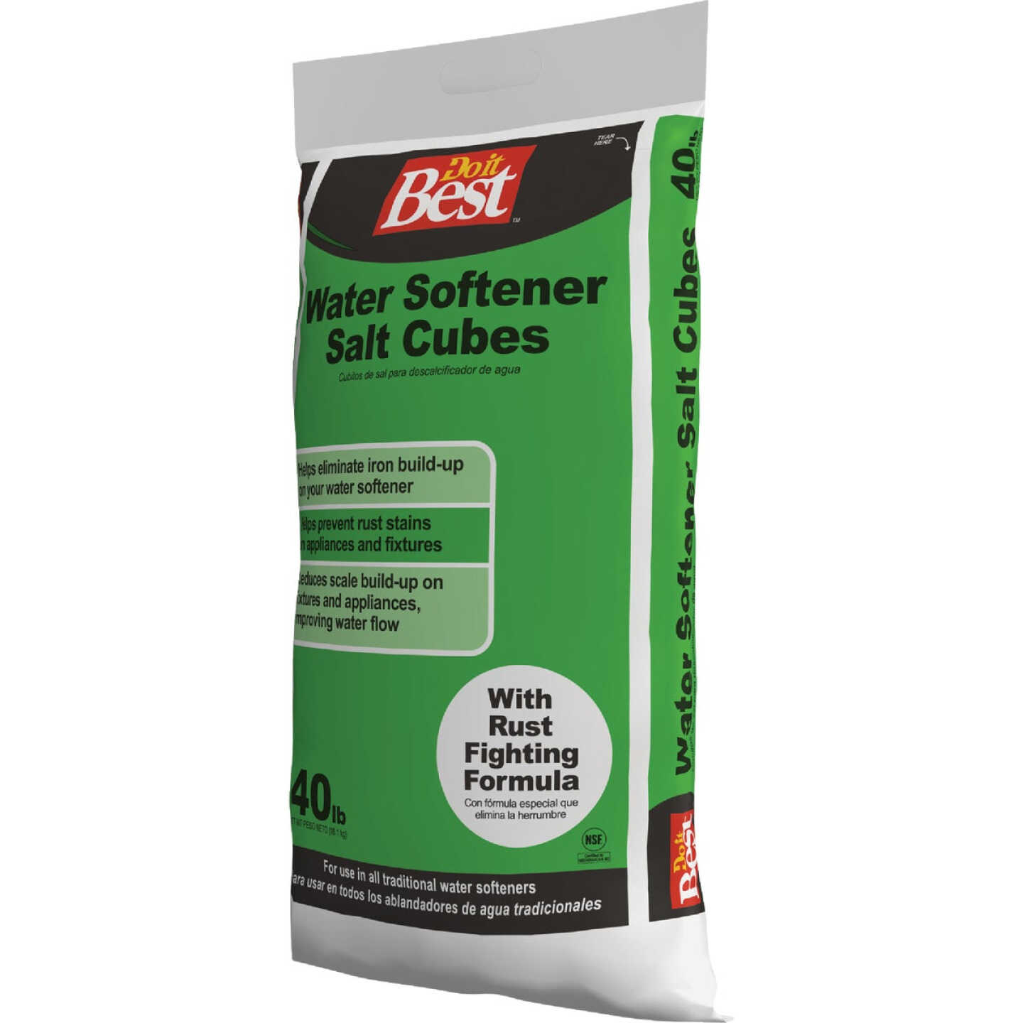 Do it Best 40 Lb. Water Softener Salt Cubes with Rust Remover Image 2