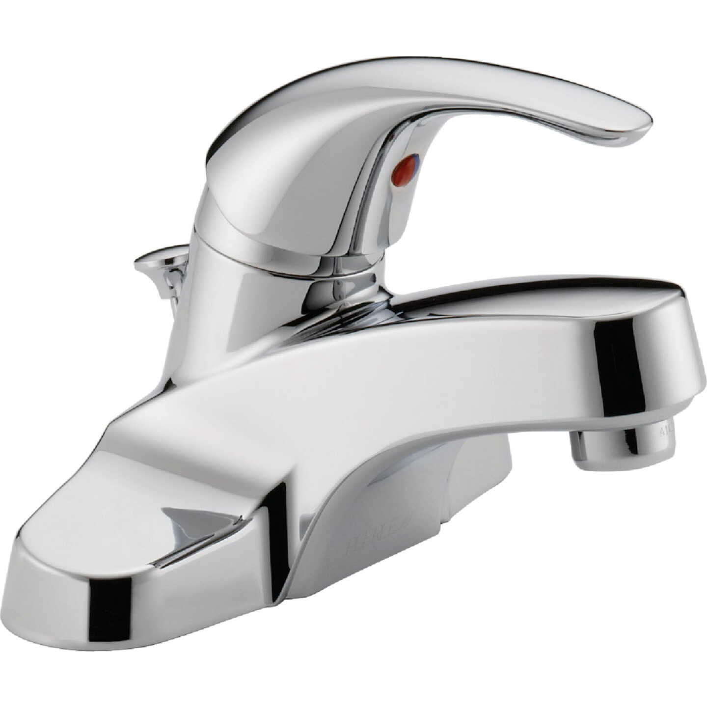 Peerless Choice Chrome 1-Handle Lever 4 In. Centerset Bathroom Faucet with Pop-Up Image 1