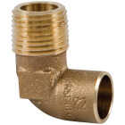 NIBCO 1/2 In. CxM 90 Deg. Copper Elbow (1/4 Bend) Image 1