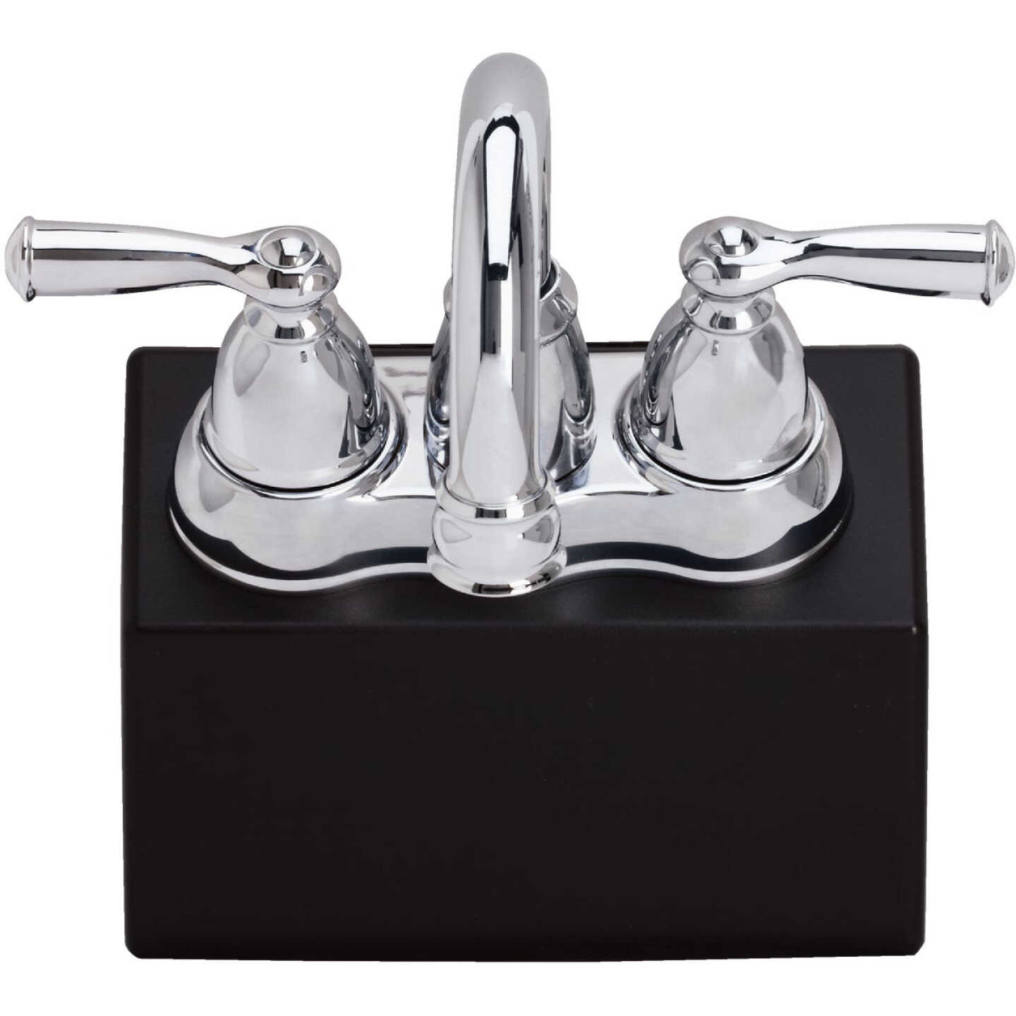 Moen Banbury 2-Handle Lever High Arc Centerset Bathroom Faucet with Push-Down, Chrome Image 4