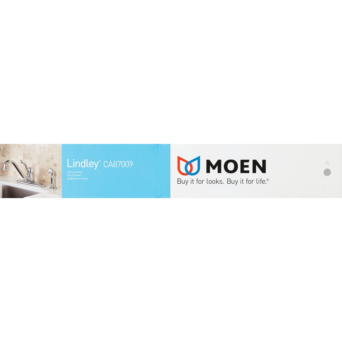 Moen Lindley 1-Handle Lever Kitchen Faucet with Side Spray, Chrome Image 2